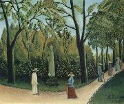 Henri Rousseau, The Chopin Memorial in the Luxembourg Garden